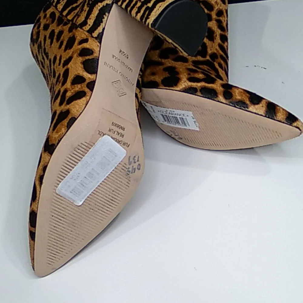 Antonio MelaniShahn Animal Print Calf Hair Pointy - Picture 9 of 10